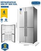 REFRIGERATEUR 564LITRES ENDURO 4PORTES SIDE BY SIDE INOX