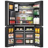 REFRIGERATEUR 522L HISENSE SIDE BY SIDE 4PORTES +ECRAN