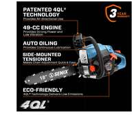 Tronçonneuse à essence SENIX moteur 49 cc