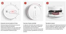 Détecteur de fumée - batterie 10 ans