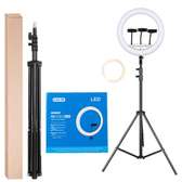 Anneau lumineux LED 55cm avec trépied, télécommande, 100W