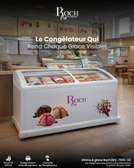 CONGELATEUR ROCH 700LITRES HORIZONTAL VITRINE BLANC RIS700D