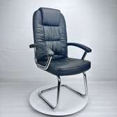 Fauteuil bureau cuir synthétique noir ergonomique
