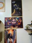 Tableau femme africaine