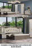 CHAMBRE A COUCHER ARMOIRE 6BATTANTS 5PIECES