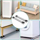Support réglable à roulettes pour machine à laver,frigo