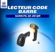 Lecteur code barre sans fil 1d,2d,Qr avec support