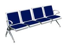 BANQUETTE 4 PLACES PU EM-4-H BLEUE 233X17X13