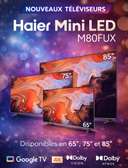 smart haier mini led 85" full options