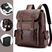 Sac à dos en cuir Pu unisexe