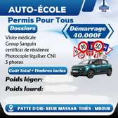 Cours de code et conduite/Permis pour TOUS