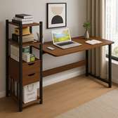 Table Bureau avec tiroir et étagères