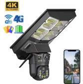 Camera  Solaire 4G-WIFI Triple Objectif  Projecteur intégré