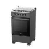 CUISINIÈRE MIDEA 4 FEUX 50x55 NOIR 4G082B