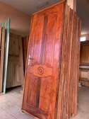 Porte bois rouge original