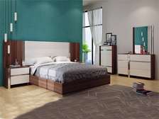 CHAMBRE A COUCHER REF 0127 MARRON BLANC