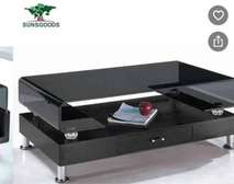 Table basse en verre lourd