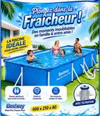 Bestway Steel Pro 400x210x80 cm piscine hors sol bleue