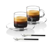 Coffret 2 Tasses à café + 2 cuillères - Nespresso
