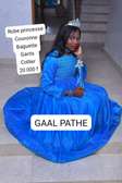 Robe princesse bleue enfant avec accessoires complets