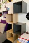 4 cubes de rangement mural