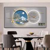Double Horloge murale moderne Décoratif 100*50cm