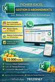 Suivi abonnements + relance WhatsApp automatique