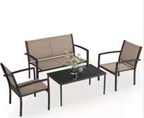 Salon de jardin 2+1+1 avec table