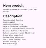 CUISINIÈRE GREEN 4 FEUX à Gaz