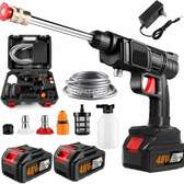 Pistolet lavage Haute Pression sans Fil avec 2 batteries 48V