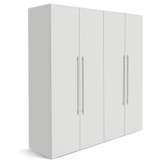 ARMOIRE 4BATTANTS 170X45X175 CM BLANC ARB004