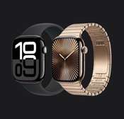 Apple Watch s11 46mm Noir Or rose