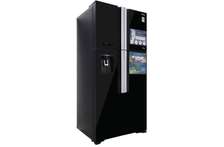 REFRIGERATEUR 550LITRES HITACHI 4PORTES AVEC FONTAINE NOIR