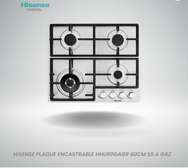 Hisense HHU60GAGR plaque gaz encastrable 60 cm inox