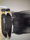 Boules L14+frontal cheveux africains naturel