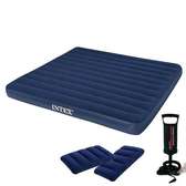 Matelas Gonflable Intex 2 Places avec Oreillers et Pompe