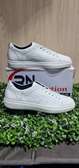 BASKET CUIR T37 NOIR- BLANC-TABAC TB