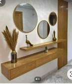 Décoration en bois avec  Miroir