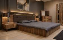CHAMBRE A COUCHER 6BATTANTS 5PIECES MILA MARRON CAC012
