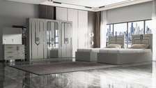 CHAMBRE A COUCHER 2LITS JUMEAUX 6BATTANTS 4PIECES