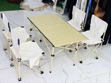 Ensemble table 4 chaise