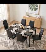 Ensemble table à manger avec 6 chiasse