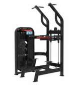 Station musculation multifonction dips tractions noire