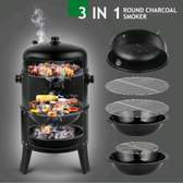 Barbecue à Charbon & Fumeur 3-en-1 – BBQ Gril