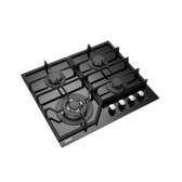 Plaque gaz Haier 4 feux verre noir encastrable