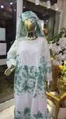Robe patchee brodé Autriche et brodé fleurette