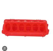 Mangeoire  plastique 20cm (rouge)