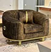 Salon 7 places velour marron