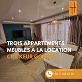 trois appartements meublé a la location cite keur gorgui