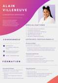 Conception de CV professionnel